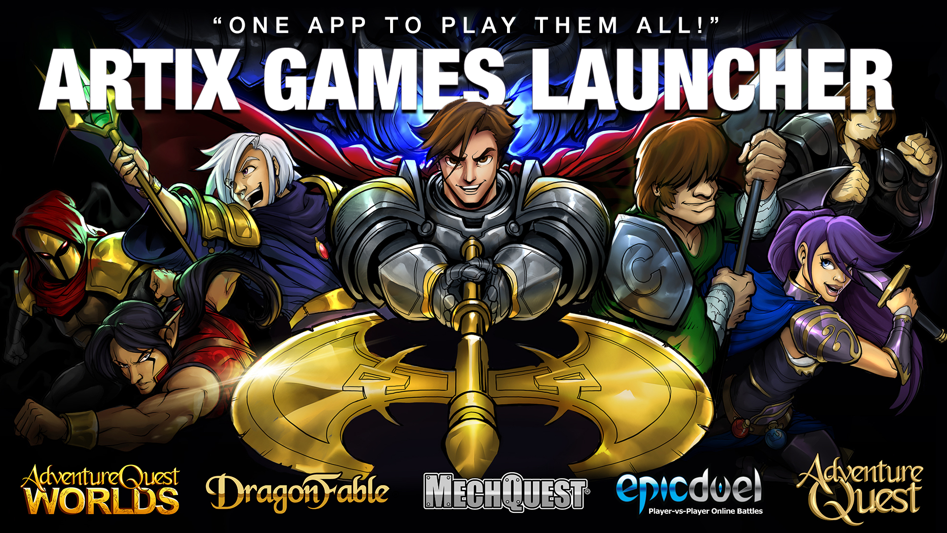 Play using the Artix Games Launcher