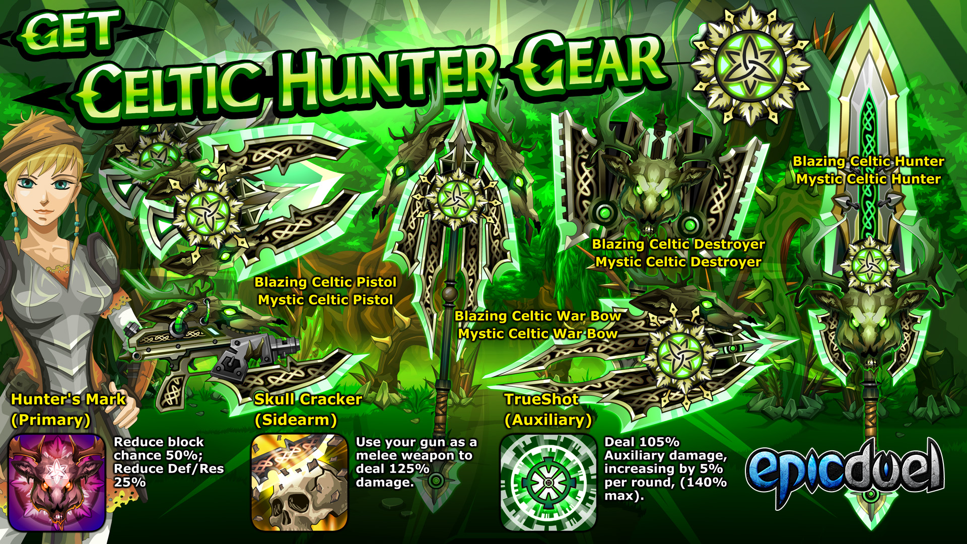 Celtic Hunter Gear on Artix Entertainment