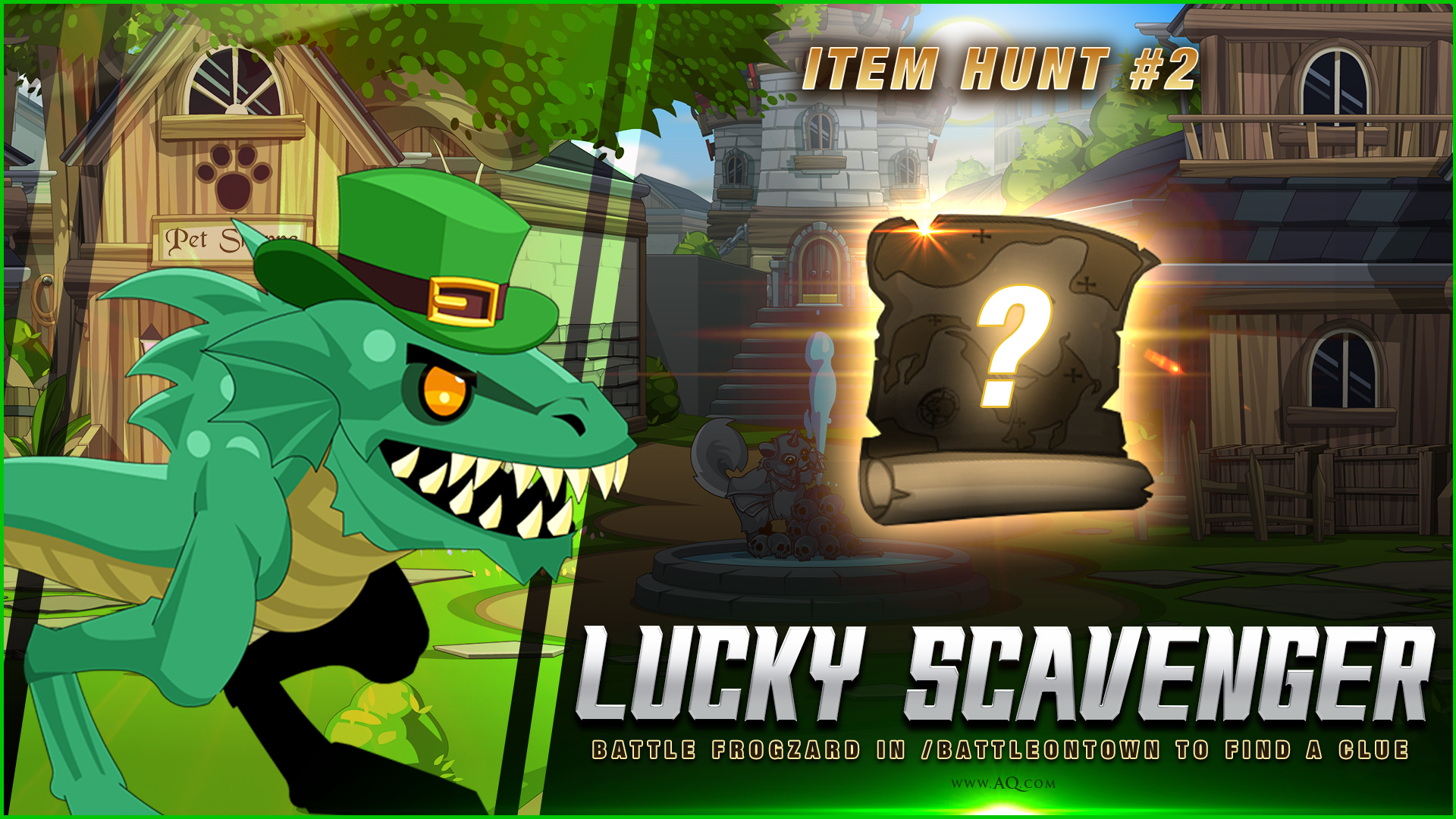 Now Available Lucky Scavenger Hunt on Artix Entertainment