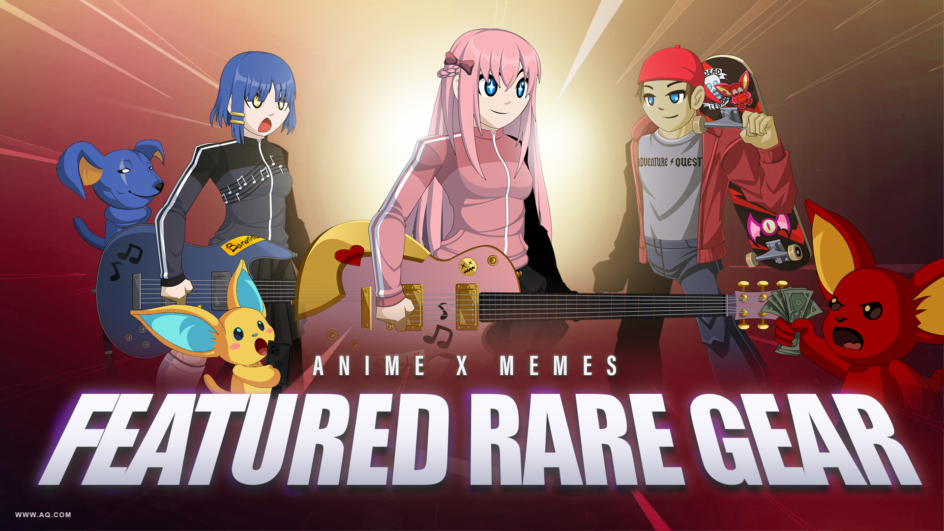 Meme X Anime Gear on Artix Entertainment