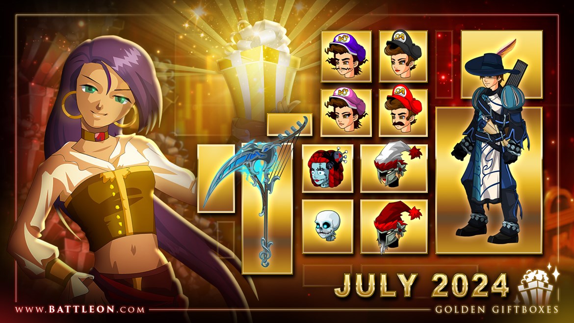 Frostval in July Golden Giftboxes!