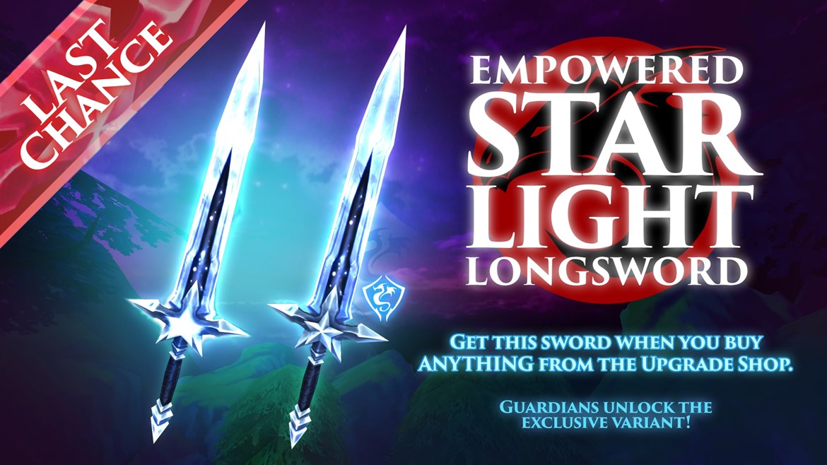 Last Chance Promo Items Starlight Longsword